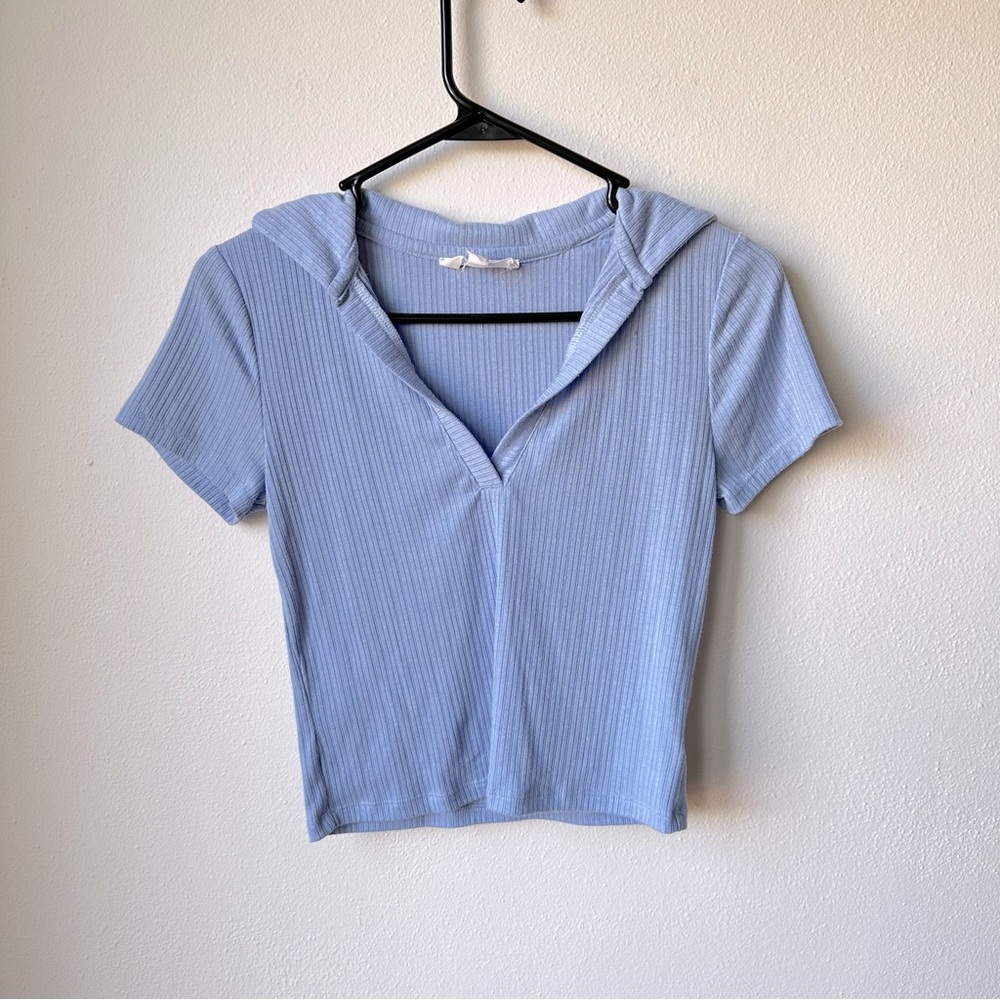 Light blue collared shirt size small